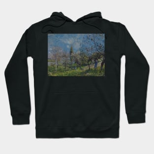 Orchard in Spring, by Alfred Sisley Hoodie